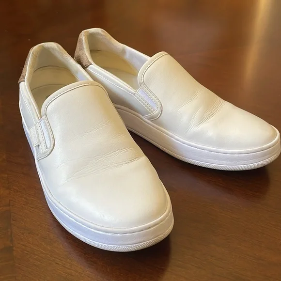 COACH Walker Leather Slip-On Shoes sneakers white size 8.5 - Picture 11 of 16